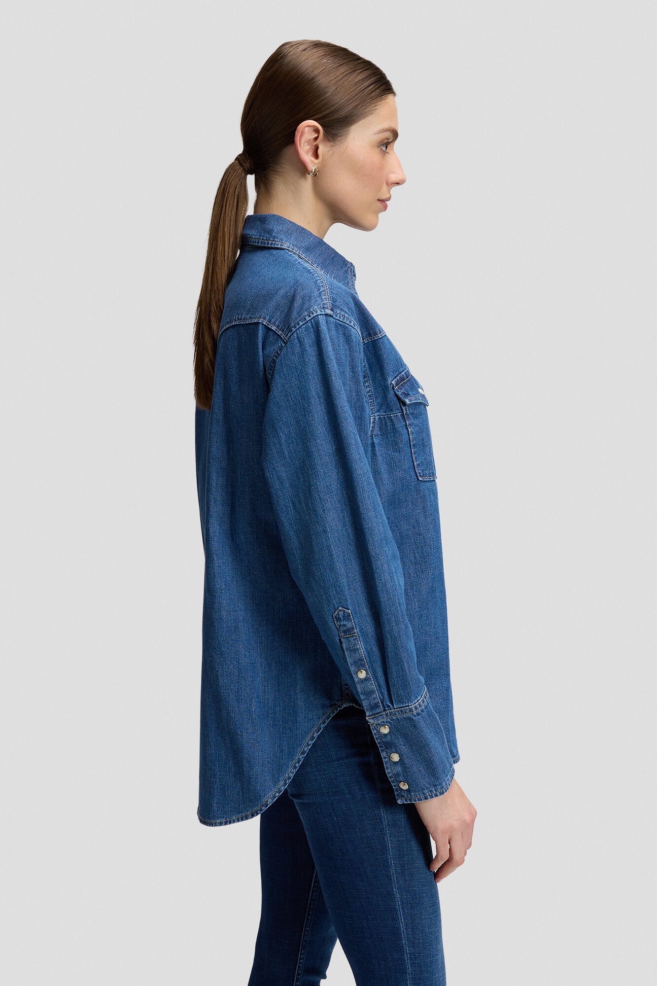 Essential Western denimskjorte - Ripe Beryy